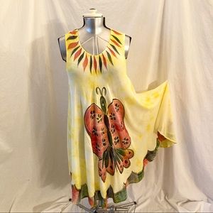 Tye Dye Swimsuit Cover Up or Dress OS